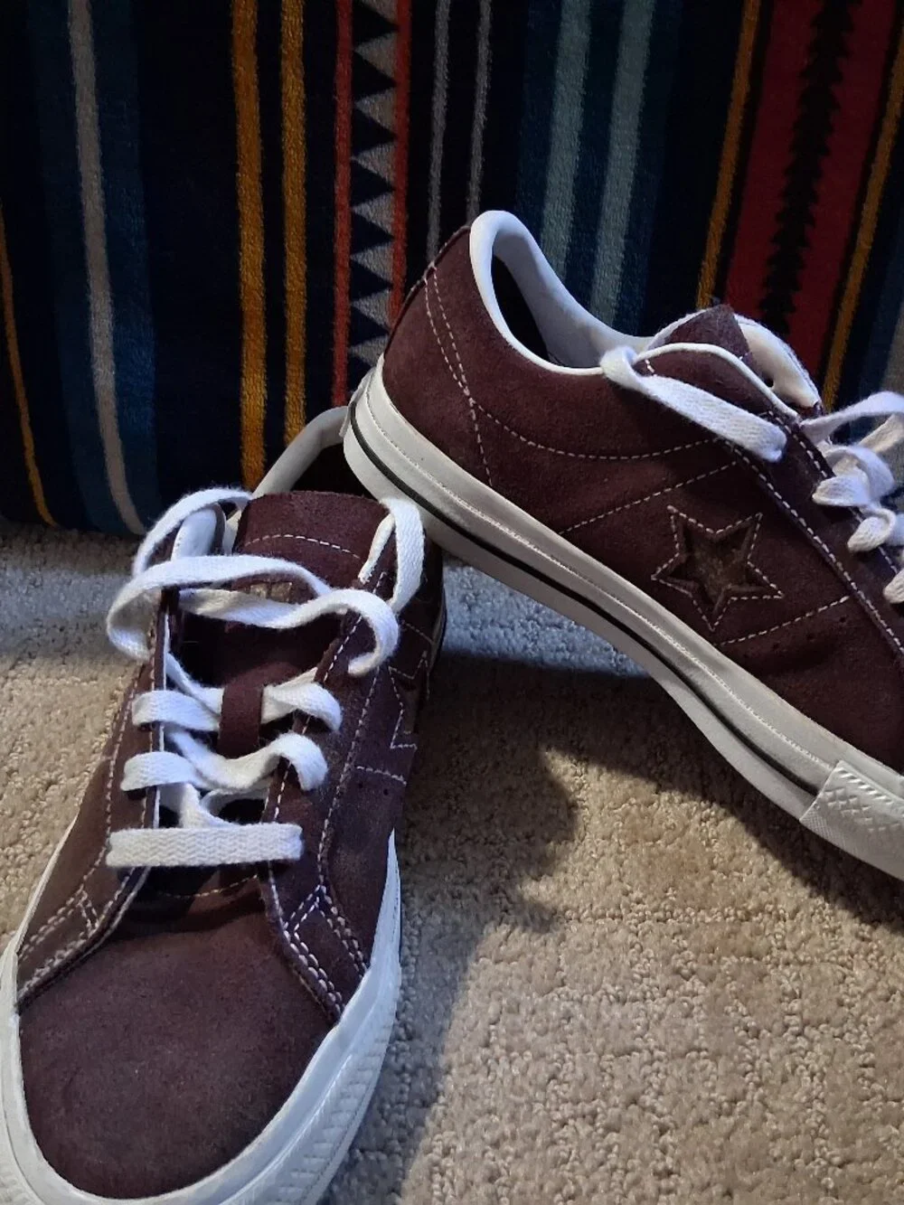 Converse UNIXES Cons One Star Pro Ox Low Top BROWN SUEDE